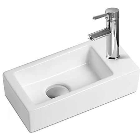 Раковина SantiLine 37 SL-2010L Белая, артикул SL-2010L