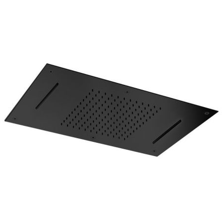Fima Carlo Frattini Soffioni Верхний душ 70х40см., потолочный, Harmonia, цвет: чёрный матовый