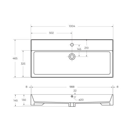 Мебель для ванной CEZARES CADRO 100, артикул KEP-100-MNO-W0