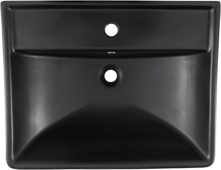 Раковина Aquanet Ирис 60 черная матовая