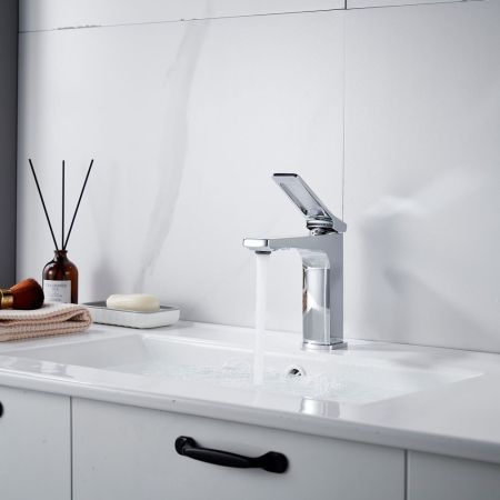 Смеситель для раковины Shevanik S4601, хром, артикул S4601