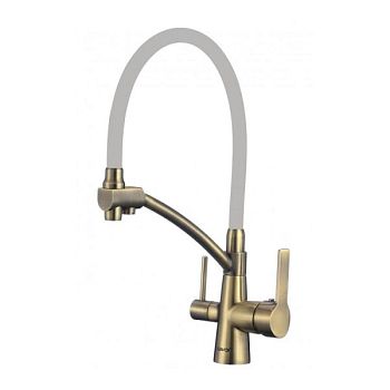 Смеситель для кухни с подключением к фильтру Savol S-L1805C-04, бронза