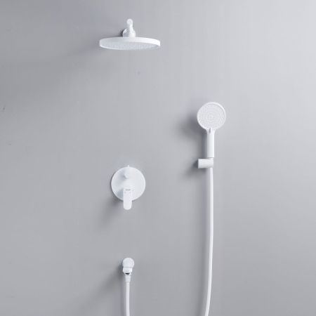 Душевая система встраиваемая Shevanik S4335C, белый