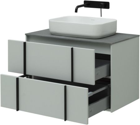 Тумба под раковину Allen Brau Reality 80 1.32005.PWM папирус матовый, артикул 1.32005.PWM