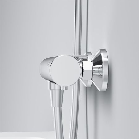 F85A40000 X-Joy, смеситель д/душа с ТМС, хром, артикул F85A40000