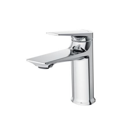 LINER-LS-01-W0 Смеситель для раковины однорычажный, без донного клапана, исполнение хром, артикул LINER-LS-01-W0