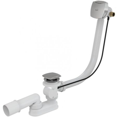 Слив-перелив Alcaplast A564KM3-80 полуавтомат Белый Хром, артикул A564KM3-80