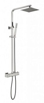Душевая стойка с термостатическим смесителем BelBagno KRAFT-DOCM-T-IN арт. KRAFT-DOCM-T-IN