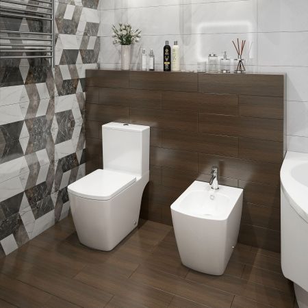 Напольный унитаз Lavinia Boho Aveo Compacto Rimless 330601CR, артикул 330601CR