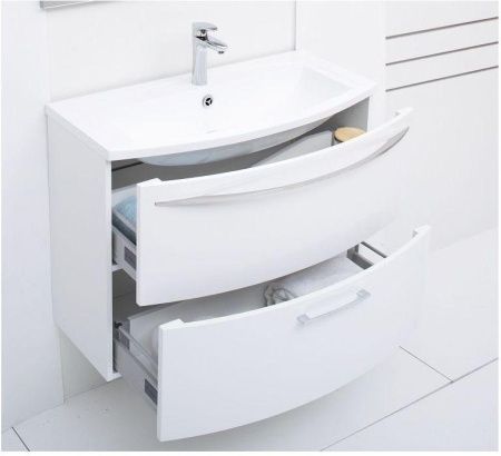 Тумба под раковину De Aqua Лонг 90 белый Тумба под раковину De Aqua Лонг 90 белый