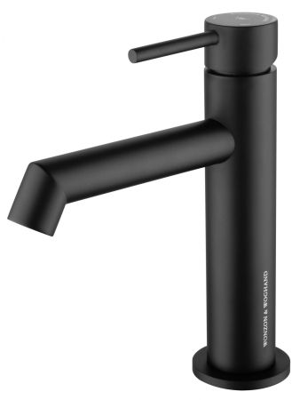 Смеситель для раковины WONZON & WOGHAND, Черный матовый (WW-H1063-MB), артикул WW-H1063-MB
