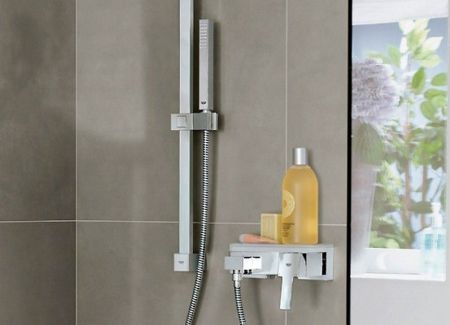 Душевой гарнитур GROHE Euphoria Cube (ручной душ, штанга 600 мм, шланг 1750 мм), хром (27936000), артикул 27936000