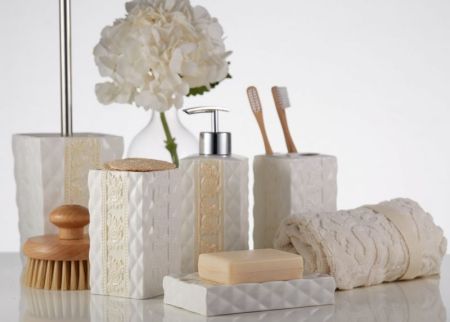 Мыльница Fora Diamond FOR-DM036 Белая