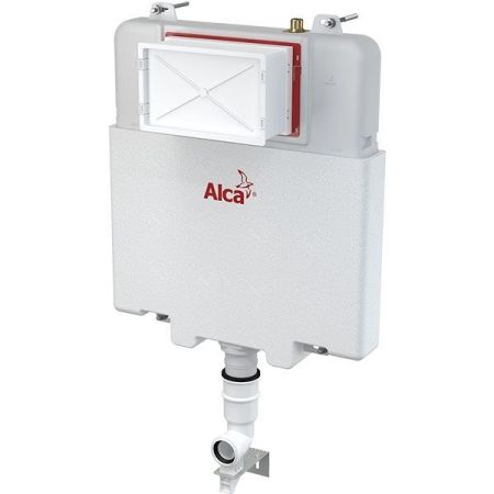 Смывной бачок Alcaplast Basicmodul Slim AM1112 для унитаза с двумя режимами смыва, артикул AM1112