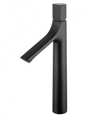 Смеситель для раковины высокий WONZON & WOGHAND The ONE, Черный матовый (WW-H1011-MB), артикул WW-H1011-MB