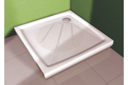 Поддон RAVAK GALAXY PRO Perseus XA03AA01010 (100*100*3) (литой мрамор, белый, квадратный, AntiSlip), шт