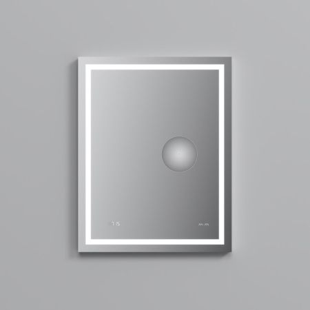 M91AMOX0553WG Универсальное зеркало с контурной Led-подсветкой, часами и косметическим зеркалом, 55 M91AMOX0553WG Универсальное зеркало с контурной Led-подсветкой, часами и косметическим зеркалом, 55