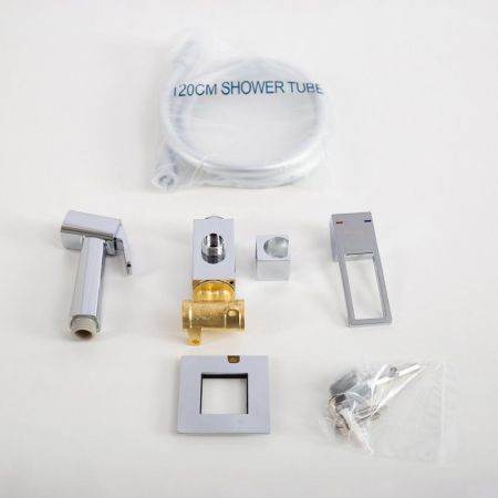 LUCE Гигиенический душ со смесителем, хром LUC-HGN-CRM, артикул LUC-HGN-CRM