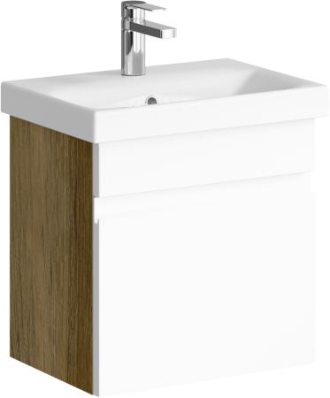 Smart Тумба под умывальник подвесная , цвет дуб балтийский SRT0105DB, ТМ «AQWELLA», артикул SRT0105DB