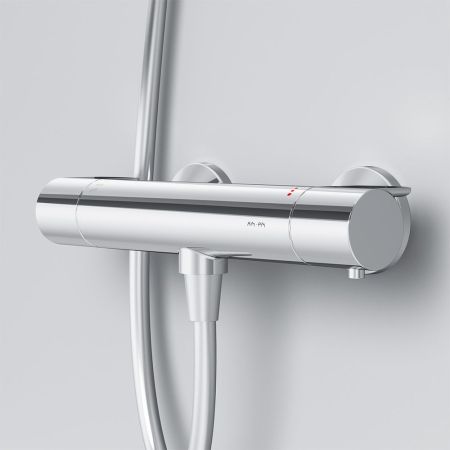 F85A40000 X-Joy, смеситель д/душа с ТМС, хром, артикул F85A40000