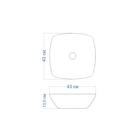 Раковина чаша Maretti KA13NS61-844, белая, артикул KA13NS61-844