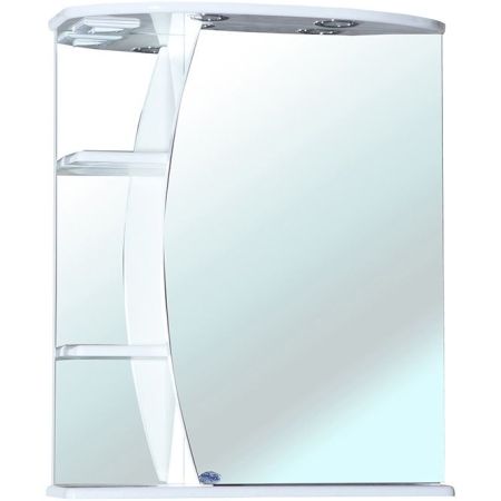 Зеркальный шкаф Bellezza Луна 60 R 4612609001010 с подсветкой Белый, артикул 4612609001010
