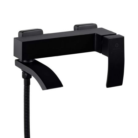 Смеситель для ванны FILARETE Waterfall FL2110BL, черный, артикул FL2110BL