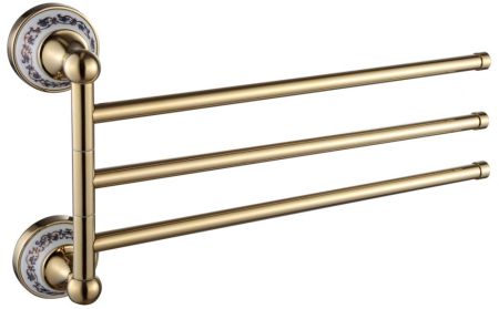 Полотенцедержатель Savol S-06803B, золото, артикул S-06803B