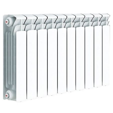 Биметаллический радиатор Rifar Base 500 10 секций с боковым подключением, артикул 