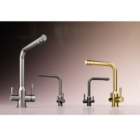 Смеситель для кухни с подключением фильтра Raglo R81.61.06, черный