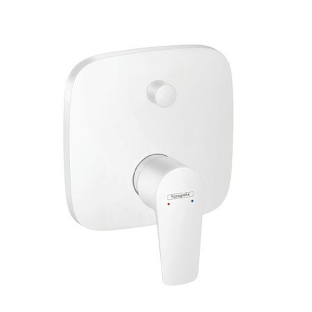 Смеситель для душа, Hansgrohe, Talis E, тип открывания воды-однорычажный, тип регулирования воды-керамический узел смешивания, тип установки-встраиваемый, внутренняя часть-необходимо заказать, цвет- белый матовый, регулируемое ограничение температуры, с п Смеситель для душа, Hansgrohe, Talis E, тип открывания воды-однорычажный, тип регулирования воды-керамический узел смешивания, тип установки-встраиваемый, внутренняя часть-необходимо заказать, цвет- белый матовый, регулируемое ограничение температуры, с п