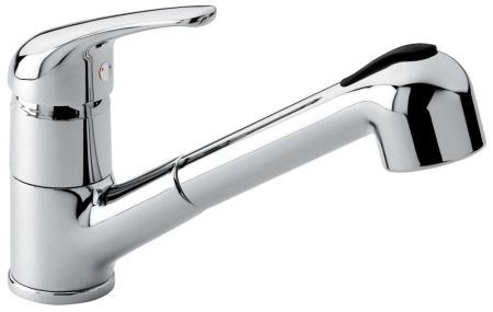 Emmevi Ambra, смеситель с вытяжным изливом для кухни, цвет хром, артикул 9065/CR