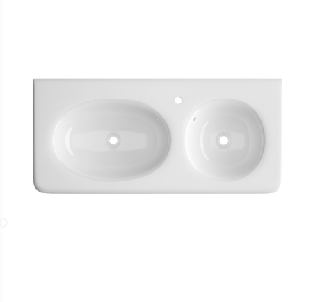 Раковина Double ARNO (1005х460х180) двойная накладная Cerutti SPA, артикул СT9709