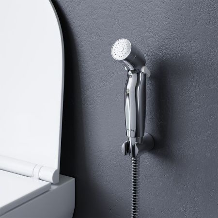 F0201932 Гигиеническая лейка, держатель, хром, шт. F0201932 Гигиеническая лейка, держатель, хром, шт.