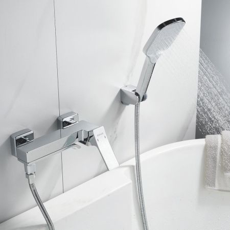 Смеситель для ванны Shevanik S4002, хром, артикул S4002