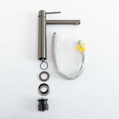 RELAX-LC2-01-W0 Смеситель для накладной раковины однорычажный без донного клапана, хром, артикул RELAX-LC2-01-W0