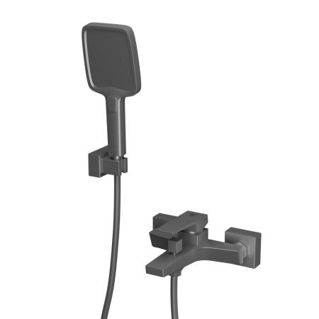 Смеситель для ванны с коротким изливом RUSH Thira (TR3635-44Grey), артикул TR3635-44Grey