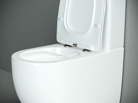 Напольный пристенный унитаз Metropol Rimless CN4001, артикул CN4001