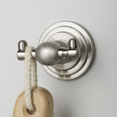 Двойной крючок WasserKRAFT Ammer K-7023D Хром матовый, артикул K-7023D