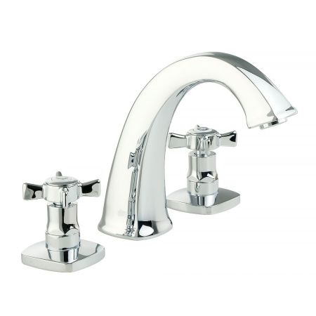 KORONA Смеситель для раковины на 3 отв., ручки хром, артикул 28494