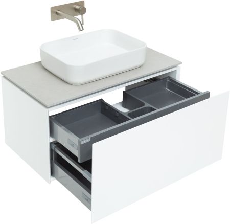 Тумба под раковину Allen Brau Infinity 85 1.21002.WM белый матовый, артикул 1.21002.WM