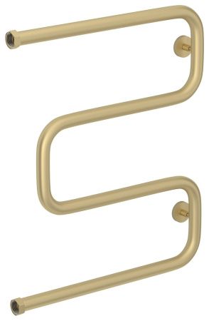 Полотенцесушитель водяной Ш-обр. 600х500 Н. Г. 1" (Матовая шампань)