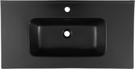 Раковина Aquanet Flat 90 черная матовая