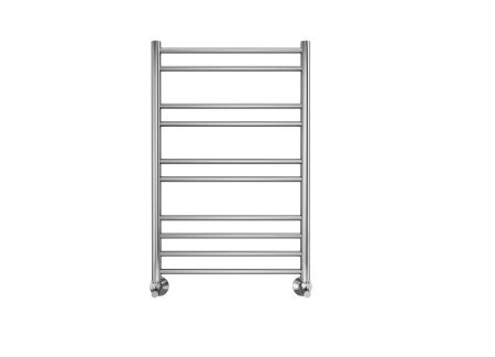 Полотенцесушитель водяной Aquatek (Акватек) Либерти П10 500х800 мм, подключение нижнее/диагональное, сверхпрочная пищевая нержавеющая сталь AISI 304L, гарантия 10 лет, артикул AQ RR1080CH