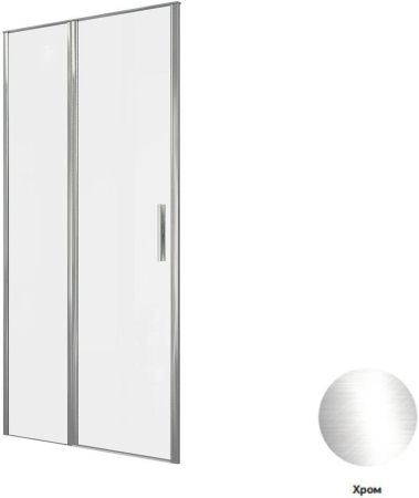 Душевая дверь Allen Brau Priority 100 3.31028.00 хром, артикул 3.31028.00