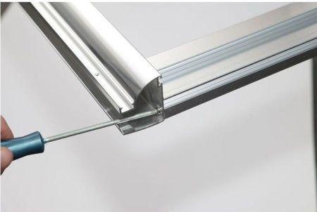 Душевая дверь Aquanet Alfa NAA6121 130, прозрачное стекло, артикул NAA6121 1300