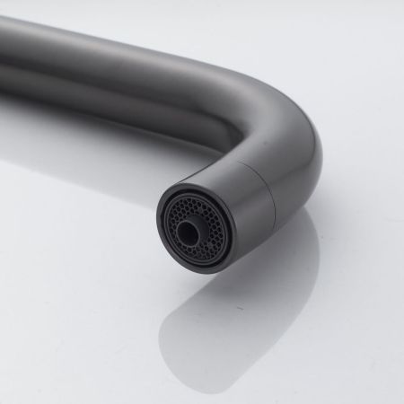 Смеситель для кухни с подключением фильтра Shevanik S528T, оружейная сталь, артикул S528T