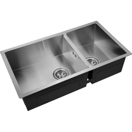 Кухонная мойка ZorG X X-78-2-44 Матовый хром, артикул X-78-2-44