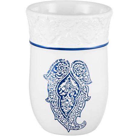 Стакан для зубных щеток Fora England FOR-GR044 Бело-синий, артикул FOR-GR044