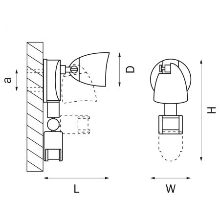 Светильник светодиодный уличный Diva Lightstar 374347